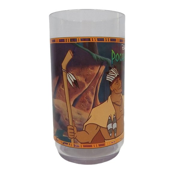 Burger King Disney Pocahontas Powhatan Kocoum Colors of the Wind Drinking Glass - Picture 6 of 9